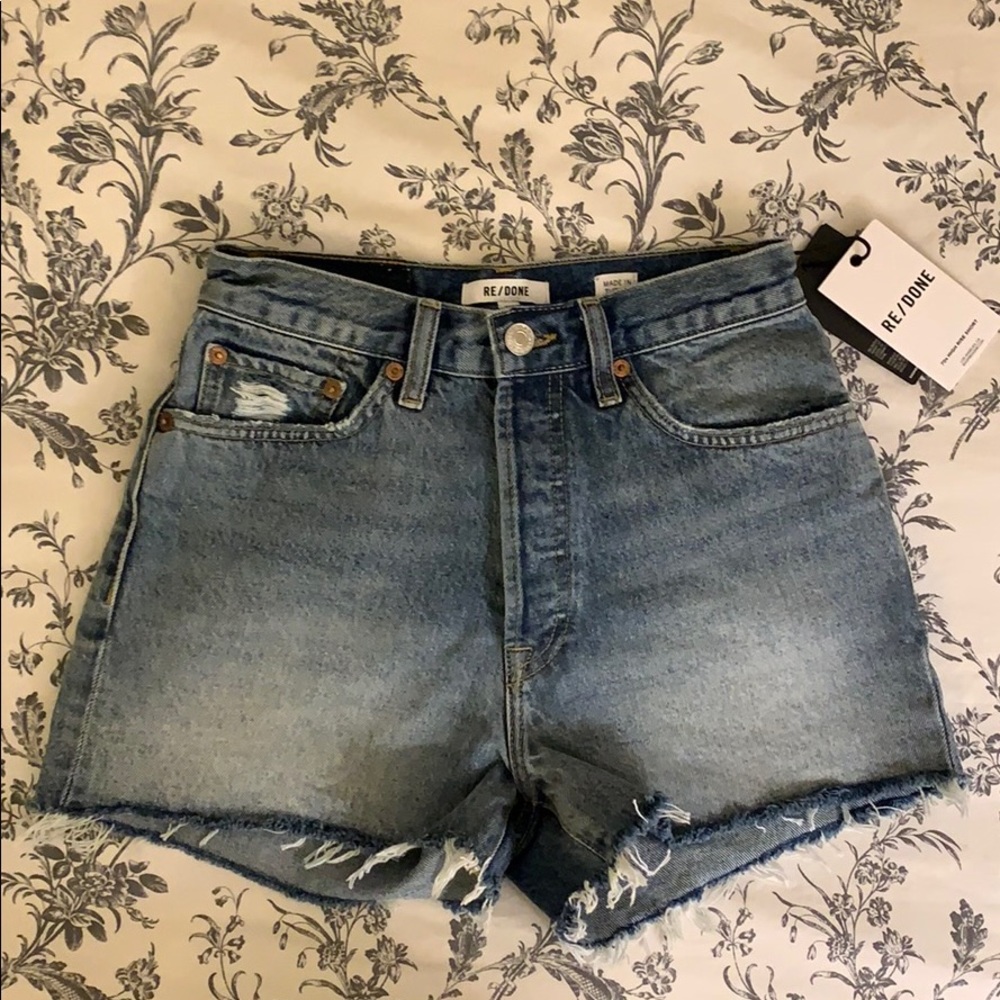 Re/Done 70’s High Rise Short Light Worn